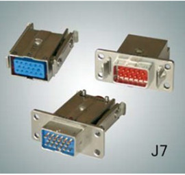 杭州航天电子-J7系列矩形尊龙中国官网插头