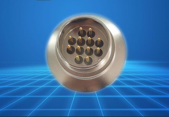 12芯KF25法兰玻璃烧结插座